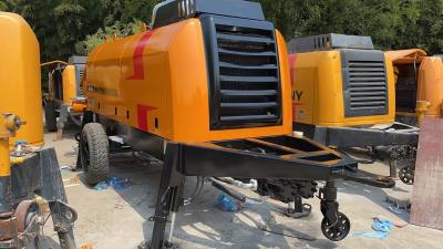 China Motor van 6860 de Kg Gebruikte Tweede Hand Concrete Pompen HBT6016 186KW Deutz Te koop