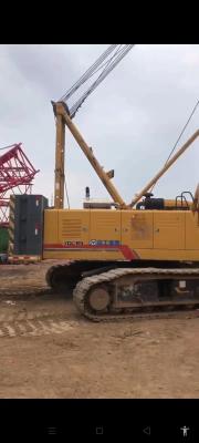 China Gebruikte 2017 XCMG 85 ton Crawler Crane XGC85 China top merk in uitstekende staat en minder werktijden te koop Te koop