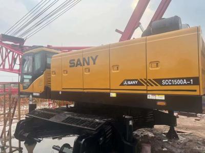 Κίνα 2018 SANY 150T μεταχειρισμένο γερανό με σκι SCC1500A-1 σε απόθεμα προς πώληση με μικρό ωράριο εργασίας προς πώληση