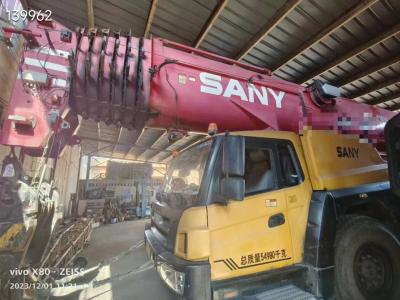 Chine 2017 utilisée Sany marque 220t toute la grue de terrain SAC2200C avec le boom 73m, jib 36m, contrepoids 73t en stock à vendre à vendre