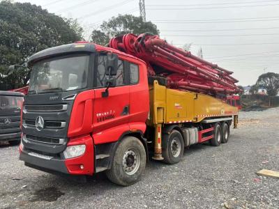 China 2020 oude en gebruikte sany beton pomp truck 56m met sany truck in perfecte staat te koop op voorraad Te koop