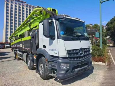 China 2022 Less Used Zoomlion Open Type Used Concrete Pump Truck 62m With Mercedes Benz Truck for sale