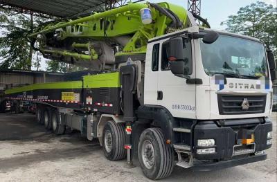 China Open Type Hydraulic System 2022 Concrete Pump Truck for Construction 12940ml Displacement Output 120-180m3/h for sale