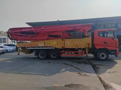 China 2021 Sany 49m Second-hand Pump Truck In Excellent Condition With Max Theoretical Output 170m3/h for sale