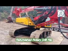 SANY SR150 Refurbished Rotary Drill Rig Second Hand Borewell Machine 18432mm