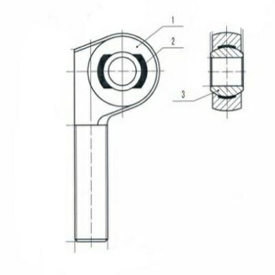 China Car Suspension Chromoly Offset Ball Joint Rod Ends Bearing Rose Joint Heim Joint for sale