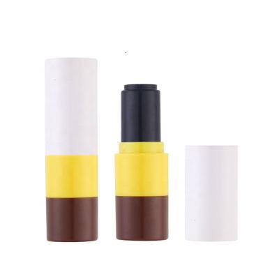 China Common High Quality Lipstick Container Color Round Lip Balm Tube Cosmetic Case Makeup Packaging 12.1mm Empty Lipstick Tubes for sale