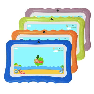 China Soft 7 Inch 1GB 16GB Kids Tablet With Case Apps Free Download Android Tablet PC for sale