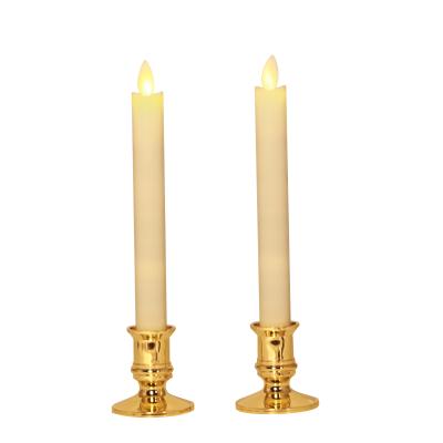 China Hot Selling Birthdays Smokeless Candle Lighting Paraffin Solid Long LED Candle For Religious Flameless Candles for sale