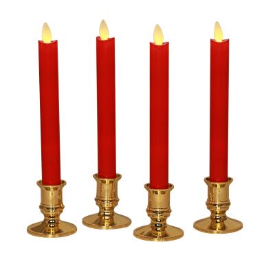 China Hot Selling Birthdays Smokeless Candle Lighting Paraffin Solid Long LED Candle For Religious Activities Flameless Candles for sale