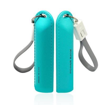 China Free Shipping ABS Mini Portable Power Banks 2600mAh Mobile Power Banks Power USB Charger Battery For Emergency With Key Chain for sale