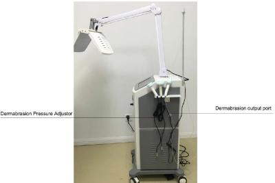 China Máquina da casca do jato do oxigênio de Dermabrasion do diamante para a vista mais nova do tratamento da casca da pele à venda