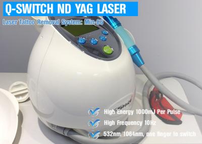 China 1064 Nanometer/532 Nanometer Nd YAG Laser-Tätowierungs-Abbau-Maschine, Tätowierungs-Laser-Abbau-Ausrüstung zu verkaufen