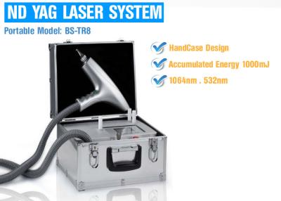 China Pigment-Abbau Pico Laser-Maschine Q geschaltete Nd YAG Laser-Maschinen-hohe Mobilität für das einfache Tragen zu verkaufen