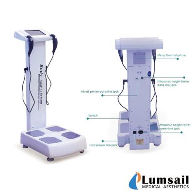 Chine Machine d'analyse de composition en corps d'écran tactile, machine de pourcentage de graisse du corps à vendre