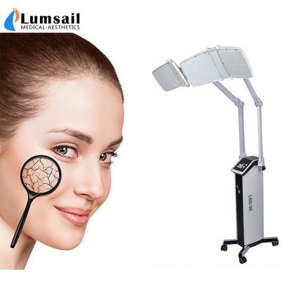 중국 빨간불 치료 LED Phototherapy 기계 피부 관리 빛 치료 터치스크린 판매용