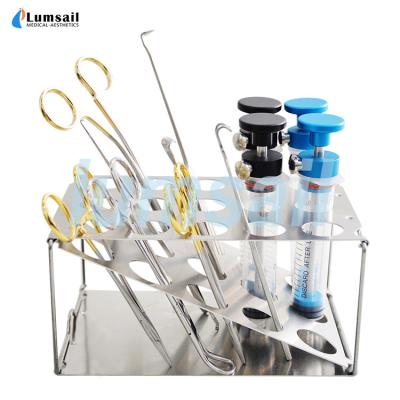 中国 折り畳み式10ml Hospital Lab Test Tube Rack Organizer Syringe Holder 販売のため