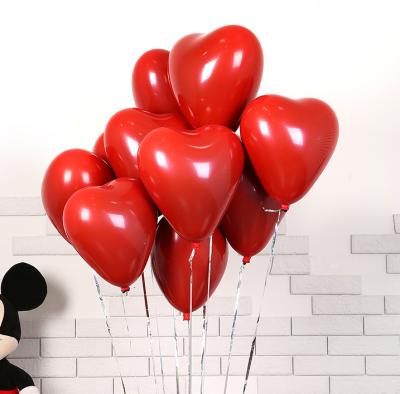 China Party Decoration Balloons Party Decoration Balloons 2020 New Style Good Quality Red Round Shape Heart Shaped Balloons for sale