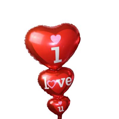 China Wholesale Eco-friendly Ceremony Decoration Silver Foil Wedding Birthday Party Foil Gold Love Letter Foil Balloon for sale