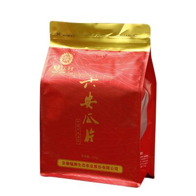 China Wholesale Tea Food Grade Water Proof Zipper Tea Stand Pouch With Zipper Lock Top for sale