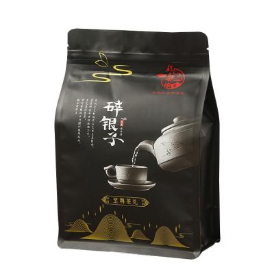 China Customized Size Strong-Sealing Tea Packaging Smell Proof Aluminum Foil Tea Zip Lock Bag for sale