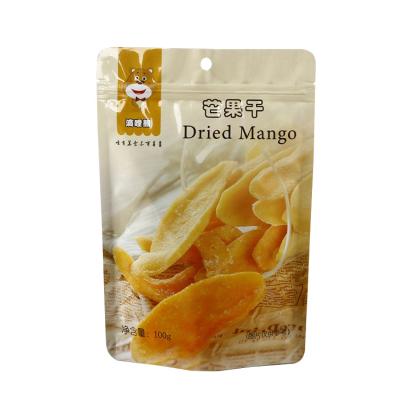 China High Quality Moisture Proof Moisture Proof Mango Snacks Dry Packaging Bags Printed Zip Lock Bags for sale