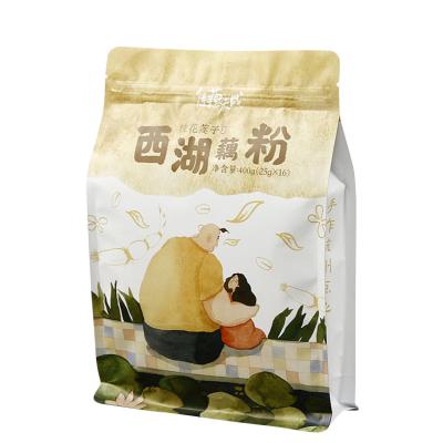 China Flat Bottom Moisture Proof Powder Packaging Eco Friendly Pouch And Bags Stand Up Pouches for sale