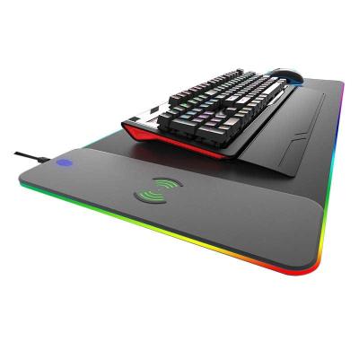 China Anti-Slip Custom High Definition Printed Exquisite Workmanship Charger Wireless Mouse Pads For PC Computer Gamer for sale