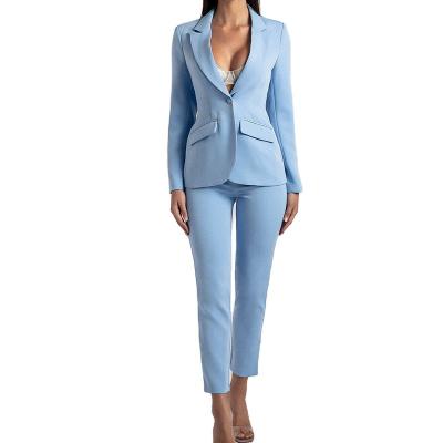 China Anti-pilling hot sale of 2023 new fashion women clothing high quality chic suits set two-piece ladies for sale