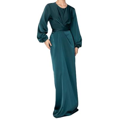 China Sustainable Quality Guaranteed Breathable Dry Cleaning Long Dress For Muslim Woman Dress Party for sale