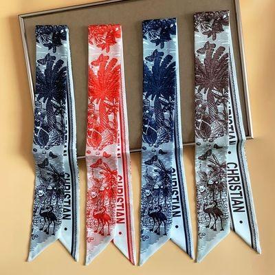 China Fashion and sweet newly launched thin square decorative scarf, European and American spring and autumn temperament fashion small scarf for sale