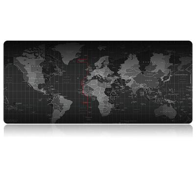 China Non-slip Oversized Non-slip Thickened Mouse Pad Lock Edge Gift Game LOL Keyboard Protector Desktop Pad for sale