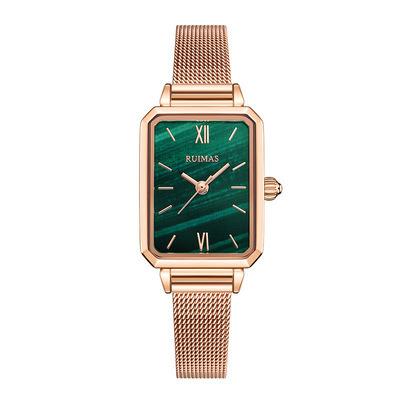 China 2021 Fashion New Simple Square Plate Small Waterproof Day/Date Watch for sale