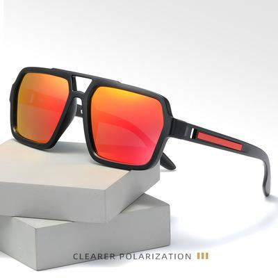 China European Sports Sunglasses And American Cycling Mirror Polarized Colorful Frame Mens Retro Sunglasses for sale