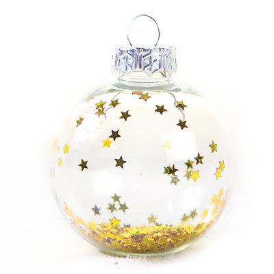 China Art Decor Creative Hollow Ball Boom Christmas Tree Pendant 8cm for sale