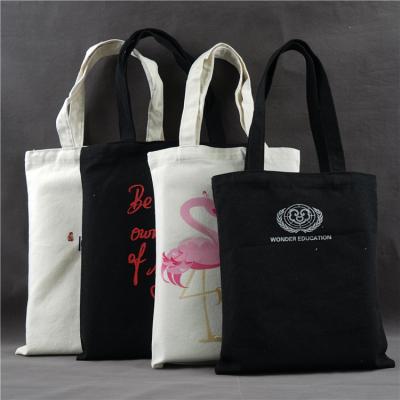 China Newest Wholesale High Quality Recyclable Fashion Tote Canvas Handle Bag Carry Bag Shopping Bag for sale