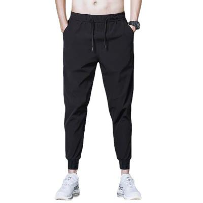 China 2022 New Summer Style Men's Solid Color Quick-drying Stretch Pants Breathable Casual Sports Tracksuits for sale