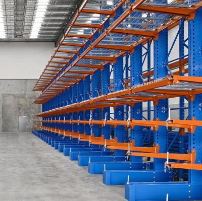 Κίνα Corrosion Protection Hot Dip Galvanized Heavy Duty Metal Warehouse Storage Cantilever Shelving προς πώληση