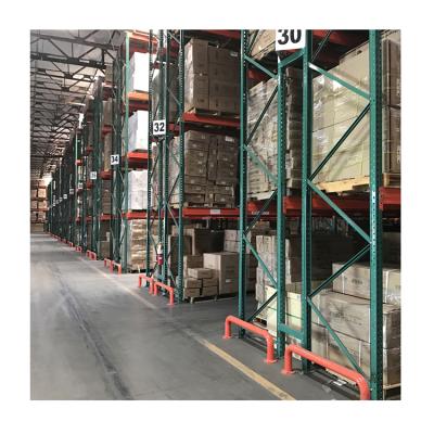 中国 Corrosion Protection Customized Steel Heavy Duty Warehouse Storage USA Standard Teardrop Pallet Rack 販売のため