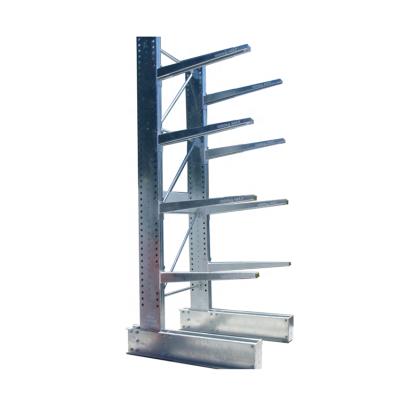 China Corrosion Protection Large Capacity Logistics Equipment Cantilever Racking Galvanized Canteliver Racking for sale