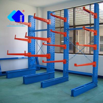 China Corrosion Protection OEM Factory Direct Sales 25 Days Lead Time HDG/PC Steel Cantilever Rack Large Capacity For Pipe/Lumber Storage Stacking Racks for sale