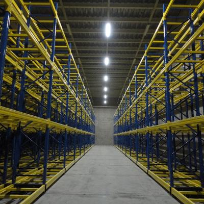 China Corrosion Protection High Space Utilization Guide Rail And Non-guide Electric Mobile Shelving System for sale