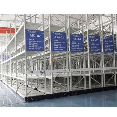 China Corrosion Protection Material Rack Automated Electric Mobile Storage Warehouse Racking System for sale