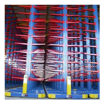 China Corrosion Protection Heavy Duty Selective Stacking Galvanized Electric Mobile Cantilever Warehouse Storage Racking Cantilever System for sale