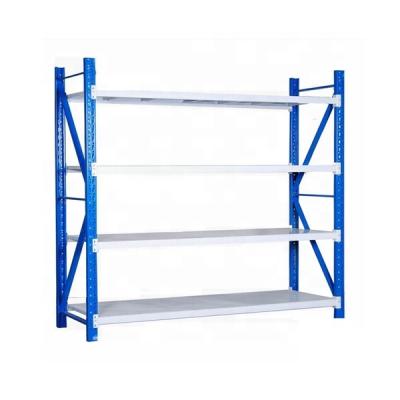 China Longspan Steel Rack Manufacturer 300KG Per Layer Fabric Storage Steel Racks Detachable Medium Duty Longspan Shelving for sale