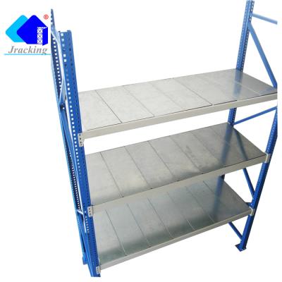 China Corrosion Protection Pallet Metal Shelving Unit Galvanized Longspan Shelving for sale