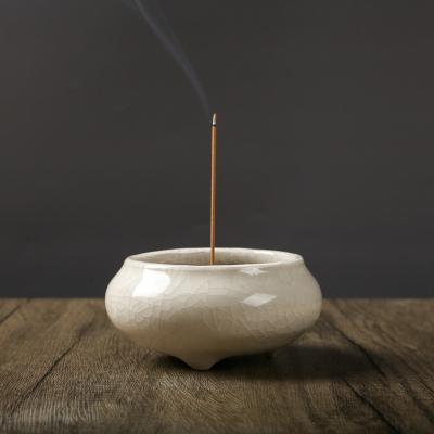 China Incense Holder Buddhism Porcelain Censer Portable Incense Holder Tea House Yoga Studio Portable Home Gift Incense Chinese Ceramic Censers for sale