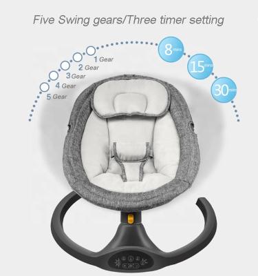 China Automatic Modern New Design Multi-functional Smart Baby Swing Swing for sale