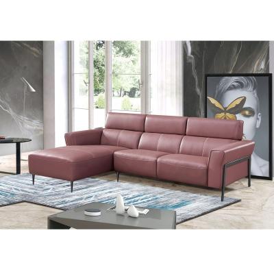 China SUNLINK Modular Furniture Living Room Sleeper Long Sofa Modern Leather L Shape 3 Seater Sofa for sale