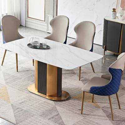 China Nordic Dining Table SUNLINK Home Furniture Marble Top Dining Table Sets for sale